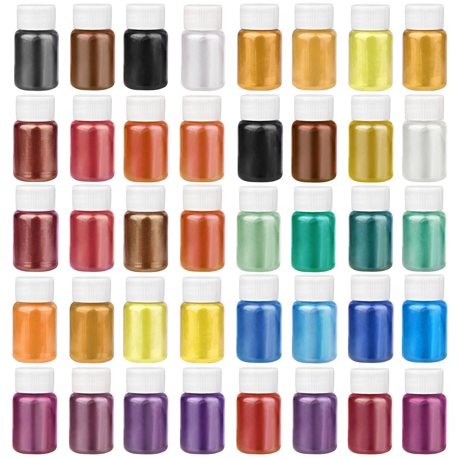 Resin Pigment Set - 4 Warna/Set Bubuk Mutiara Resin Pigmen