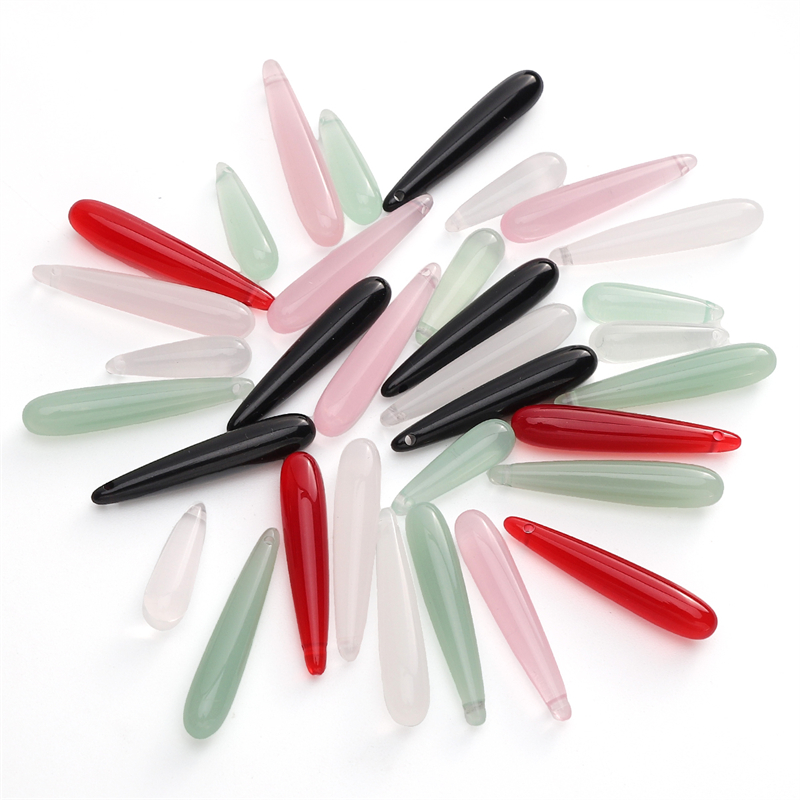 Resin Craft Projects - 5 Buah Manik-manik Resin Bentuk Tetesan
