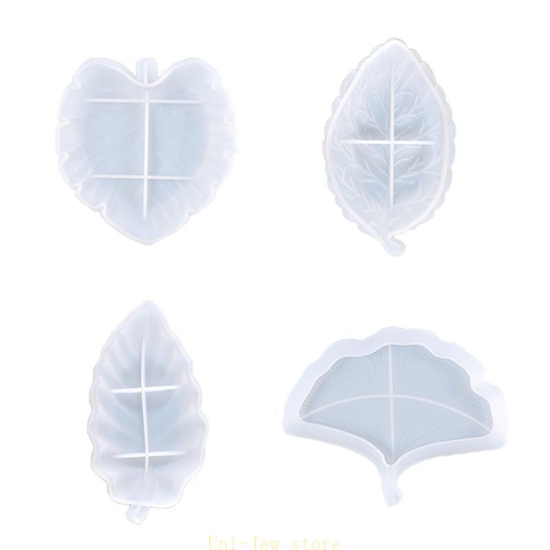 Serving Tray Mold - Cetakan Resin Bentuk Daun DIY, Cetakan