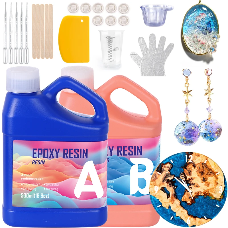 Resin Jewelry Kit - Kit Resin Epoxy Mudah Dicampur, Resin