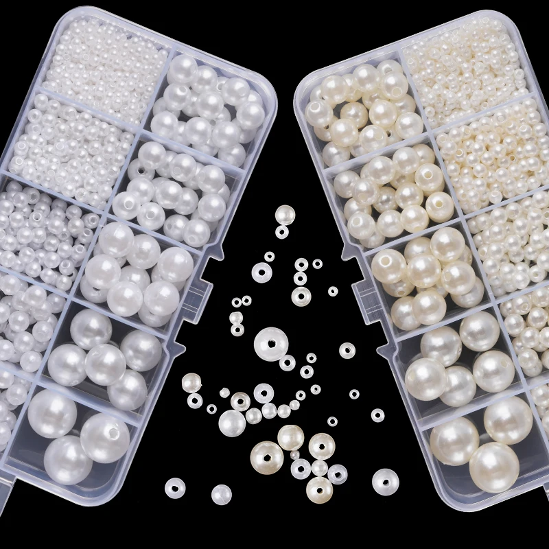 Resin Jewelry Kit - 800pcs Manik-manik Resin Mutiara Imitasi Kit