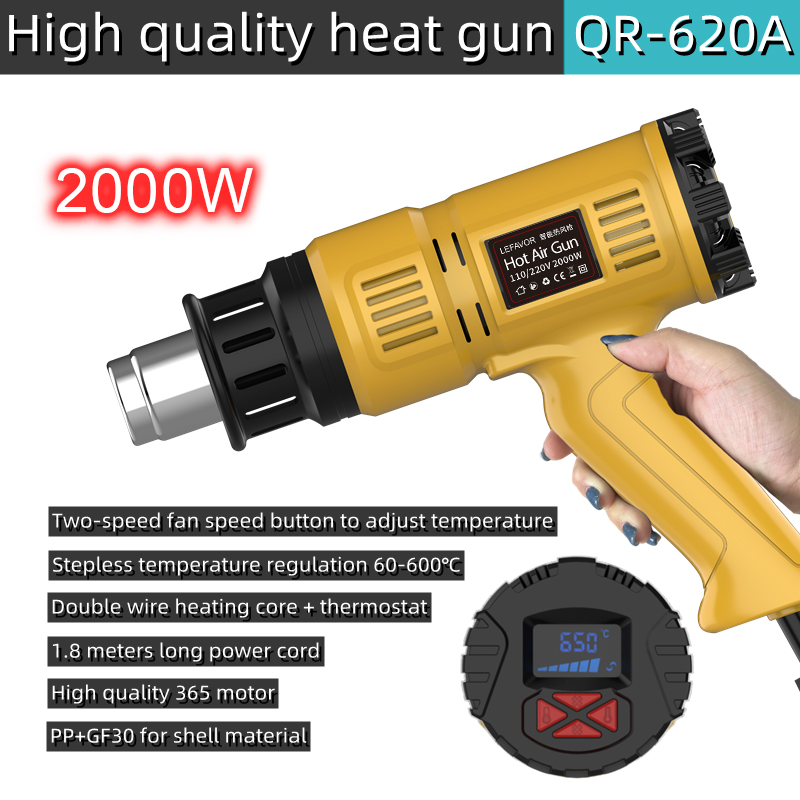 Heat Gun Small - Pistol Udara Panas 2000W Mini Pengering