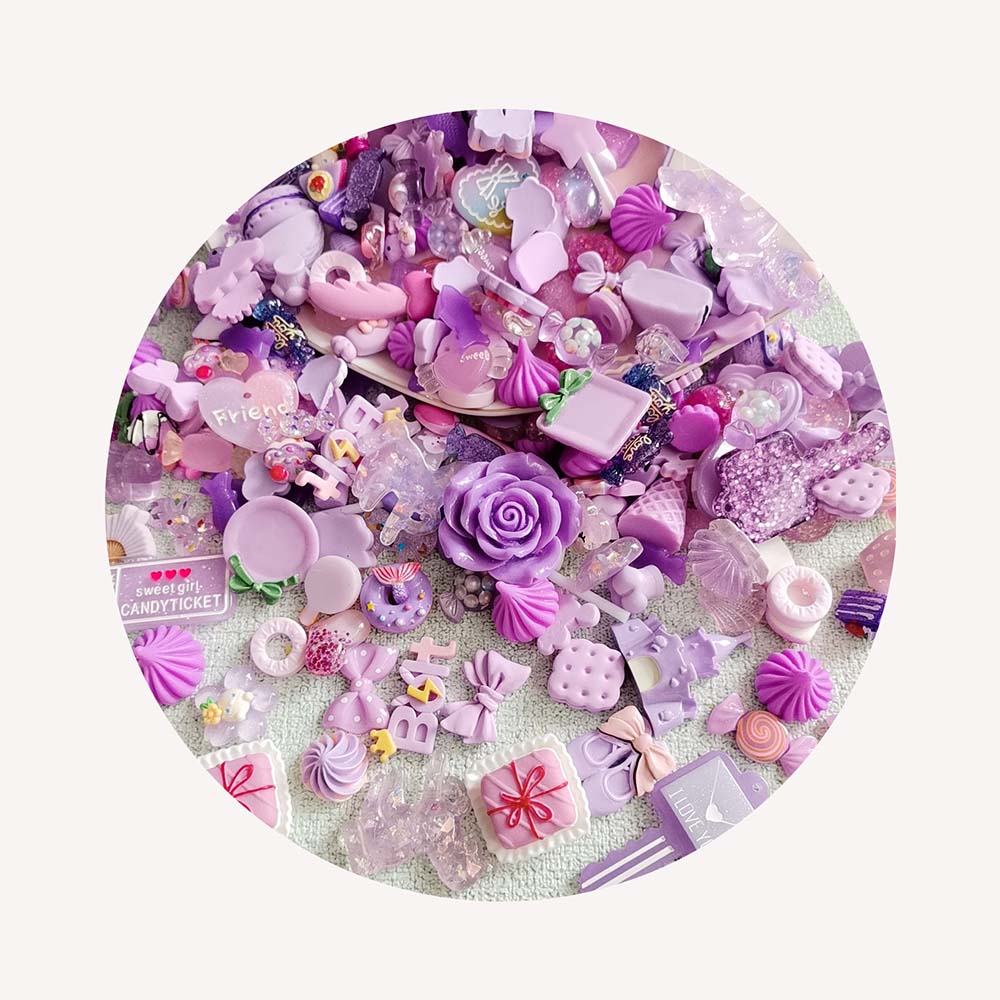 Resin Crafts Diy - Aksesoris pita kerajinan dekorasi ponsel perhiasan