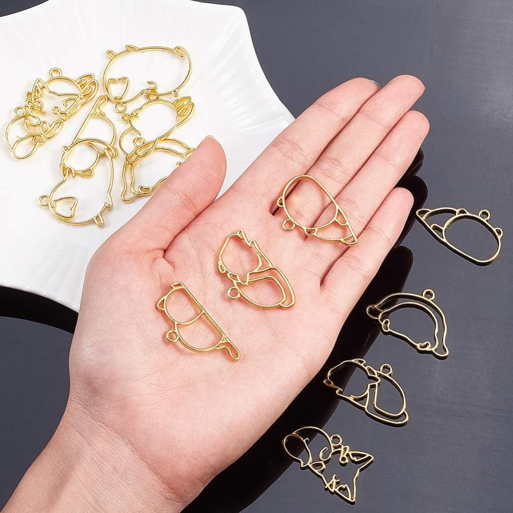 Liontin bingkai logam campuran - Resin Jewelry Kit ulasan dan harga