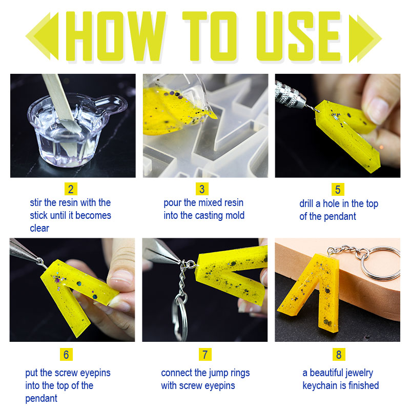 Alfabet Epoksi Resin Cetakan K - Resin Jewelry Kit ulasan dan harga