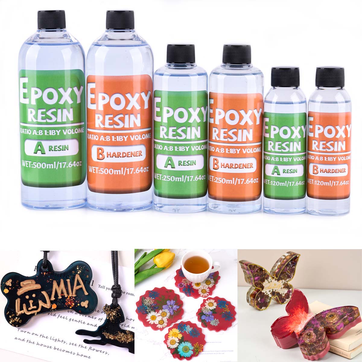Kit Resin Epoksi Rasio 1:1 Ant - Resin Jewelry Kit ulasan dan harga