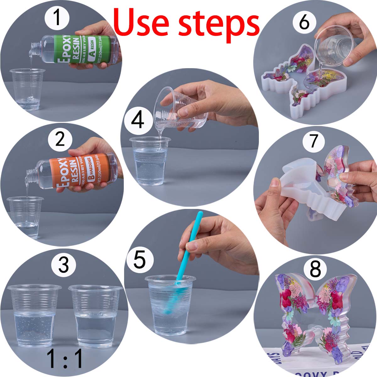Kit Resin Epoksi Rasio 1:1 Ant - Resin Jewelry Kit ulasan dan harga
