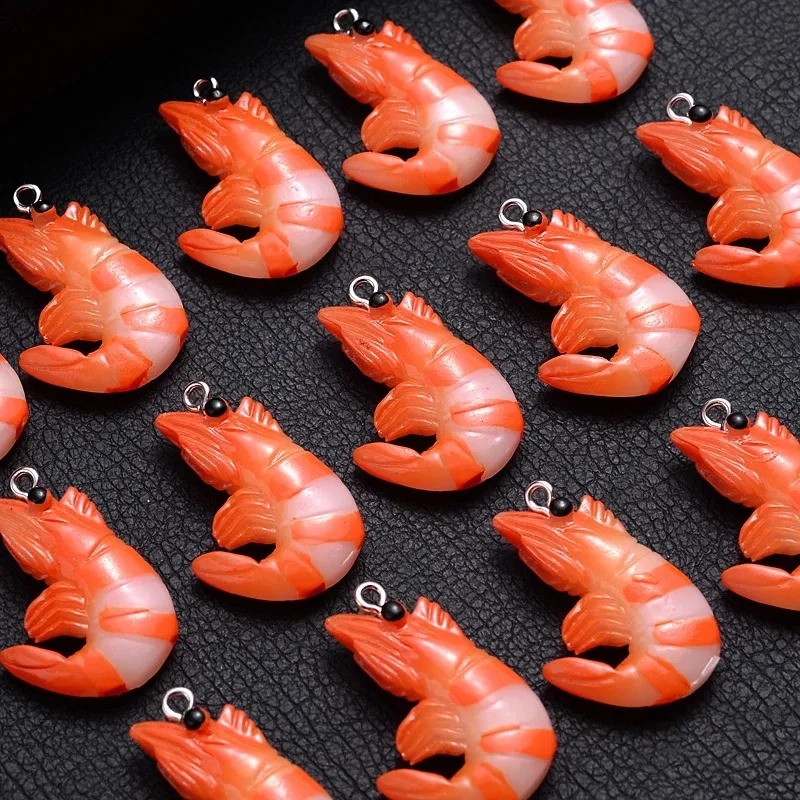 10 Buah Liontin Udang Lobster  - Resin Craft Projects ulasan dan harga