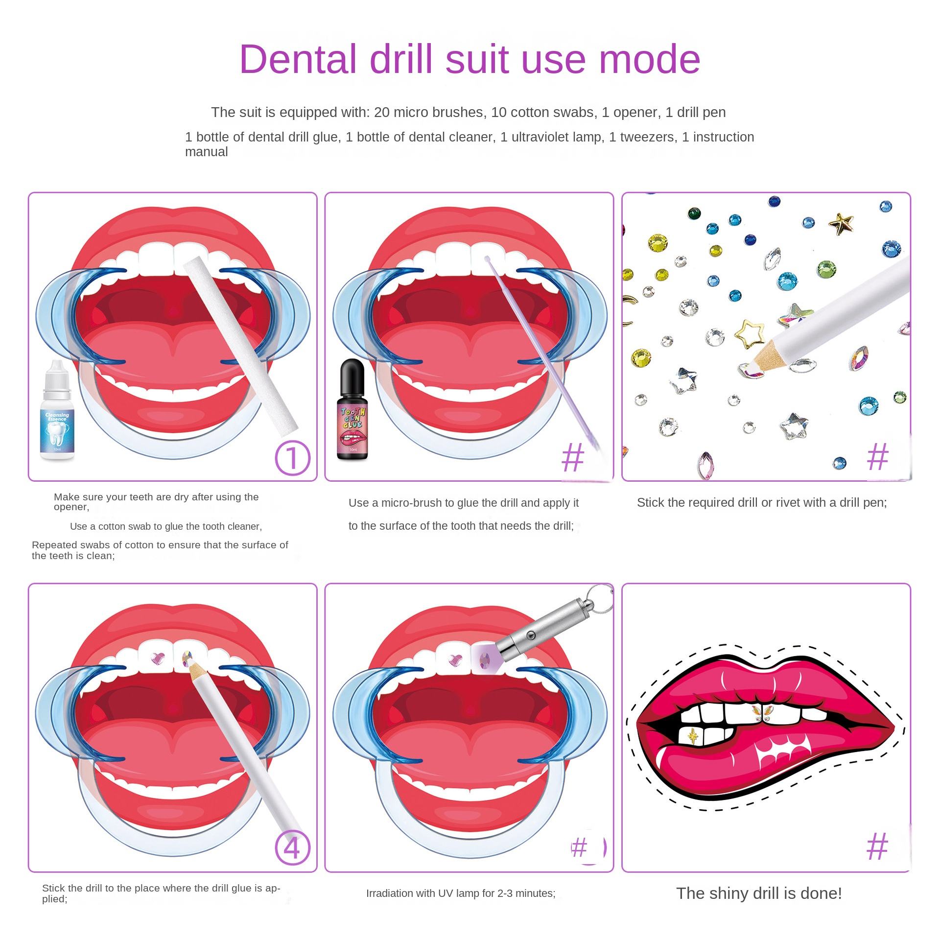 Perlengkapan Perhiasan Gigi DI - Resin Jewelry Kit ulasan dan harga