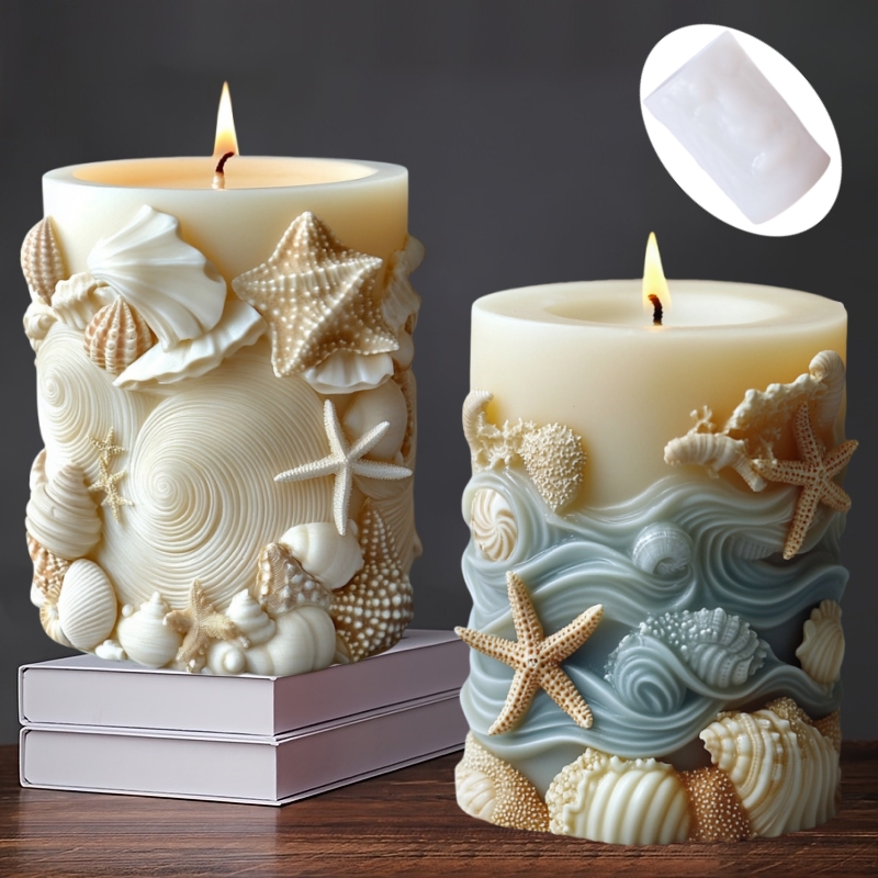 DIY Gaya Laut Relief Silinder  - Resin Ocean Wave Mold ulasan dan harga