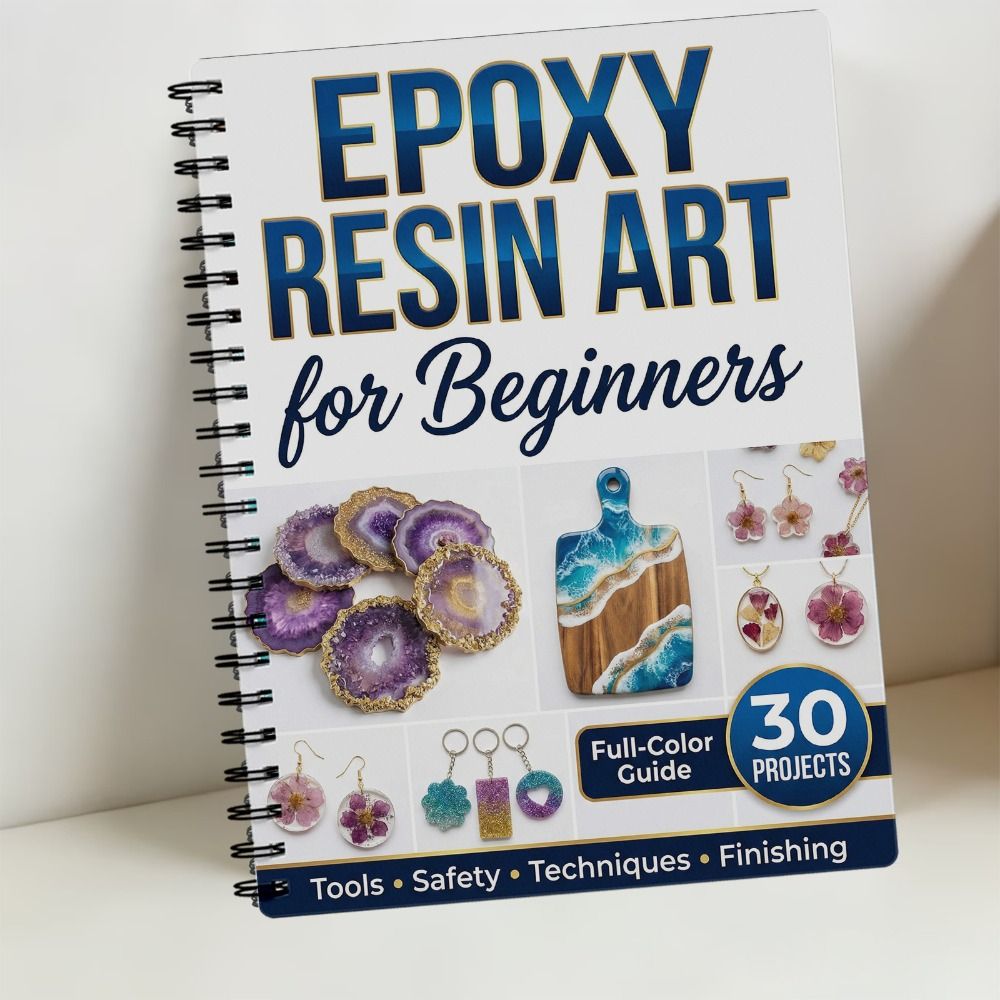 Buku Panduan Seni Resin Epoxy  - Resin Craft For Beginners ulasan dan harga