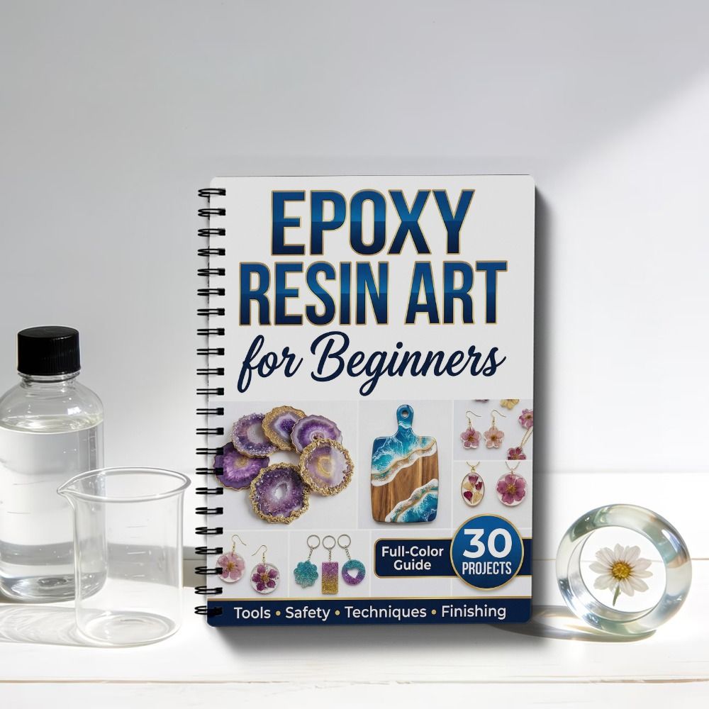 Buku Panduan Seni Resin Epoxy  - Resin Craft For Beginners ulasan dan harga
