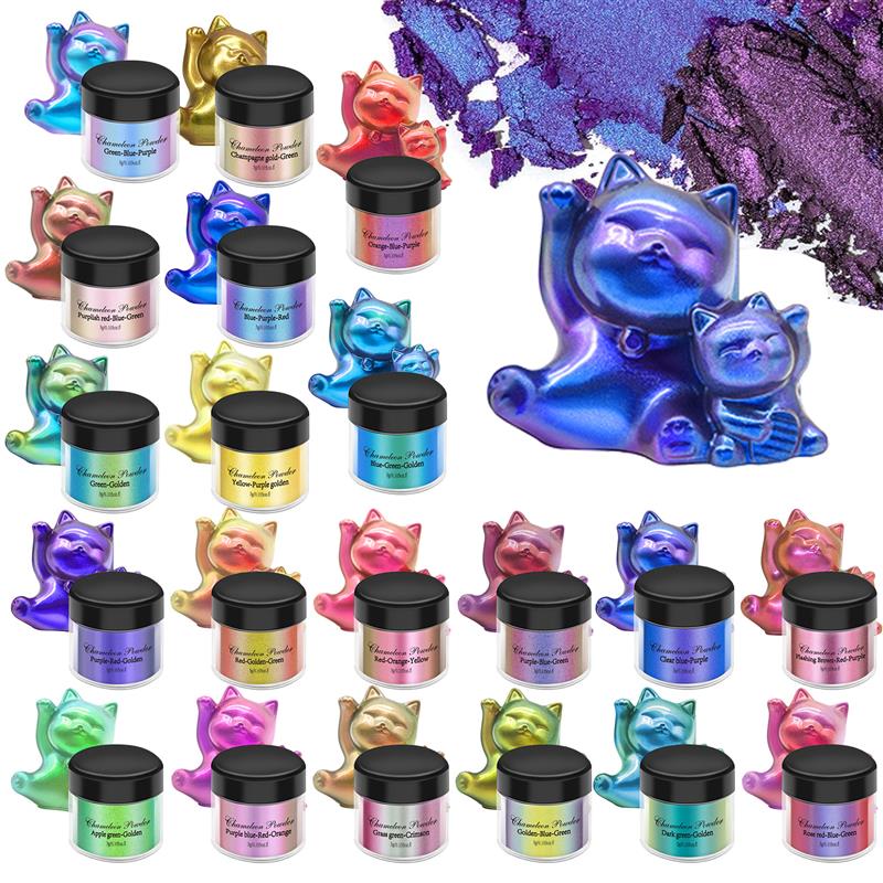 Set 10/20 warna Resin berubah  - Resin Pigment Set ulasan dan harga