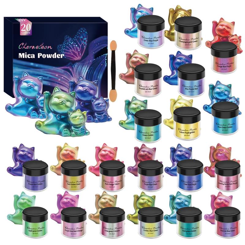 Set 10/20 warna Resin berubah  - Resin Pigment Set ulasan dan harga