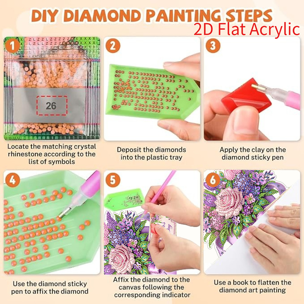 Akrilik Datar 2D, Kit Lukisan  - Resin Craft For Beginners ulasan dan harga