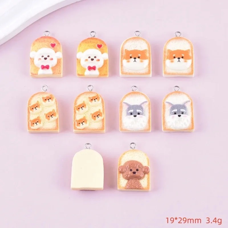 10 Buah Liontin Resin Anjing R - Resin Crafts Diy ulasan dan harga