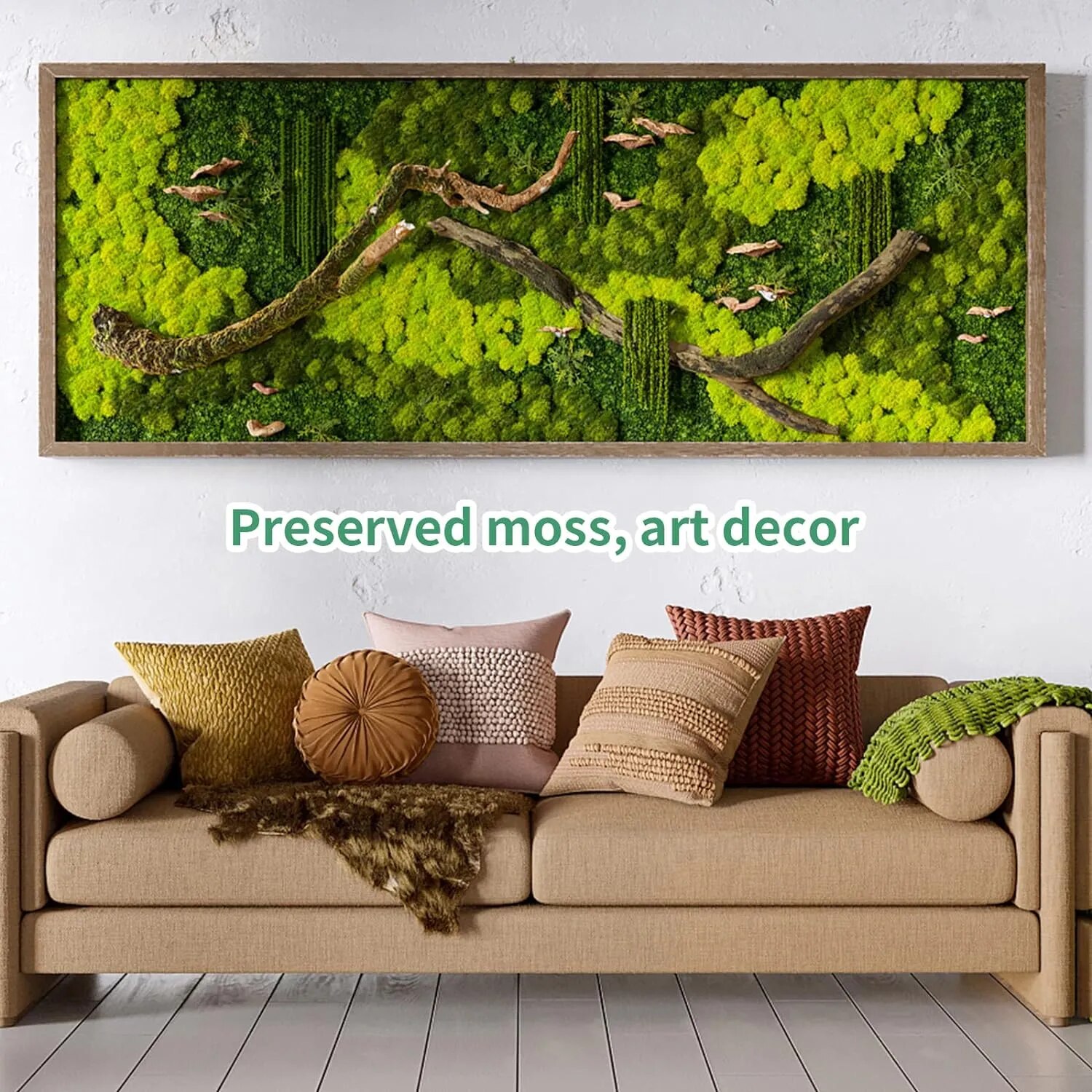 Tanaman hijau buatan, Lumut ke - Terrarium Moss Art ulasan dan harga