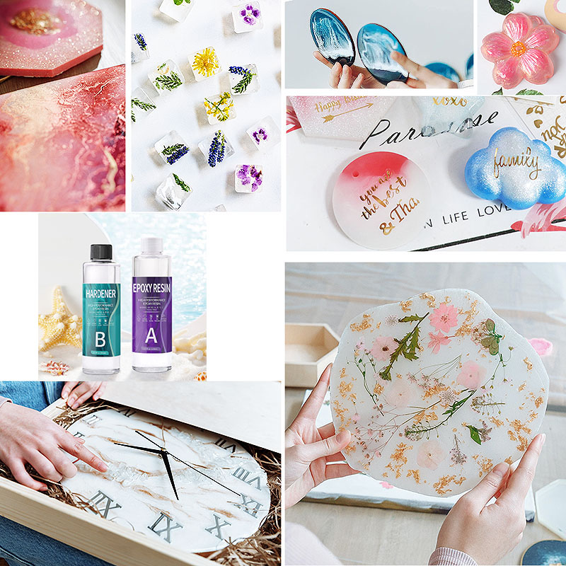 1:1 AB lem kristal epoksi Resi - Resin Jewelry Kit ulasan dan harga