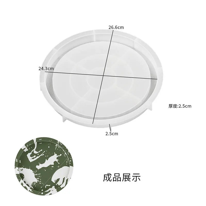Cetakan Resin Nampan Bundar Be - Serving Tray Mold ulasan dan harga