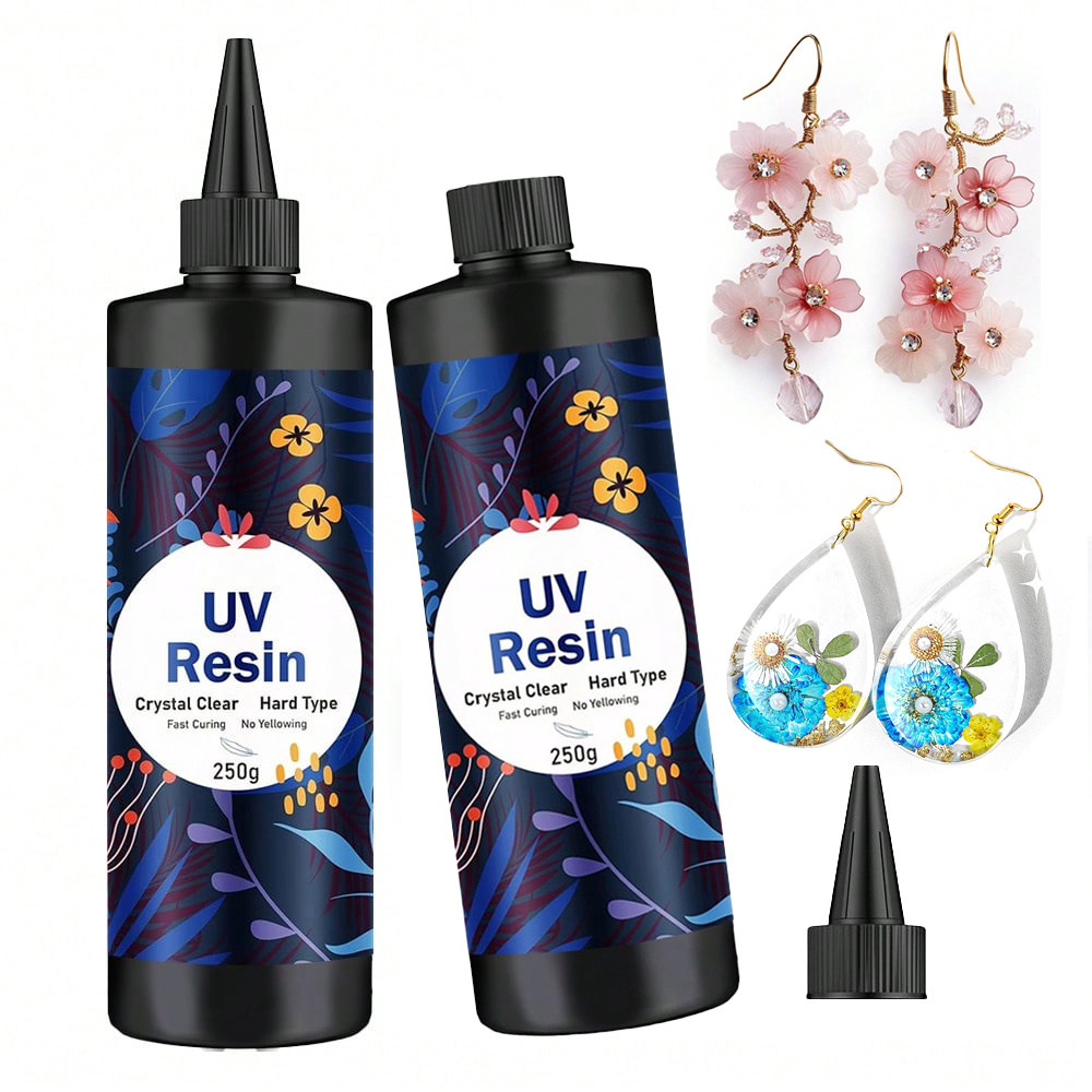 250g/500g Resin UV Transparan, - Resin Jewelry Kit ulasan dan harga