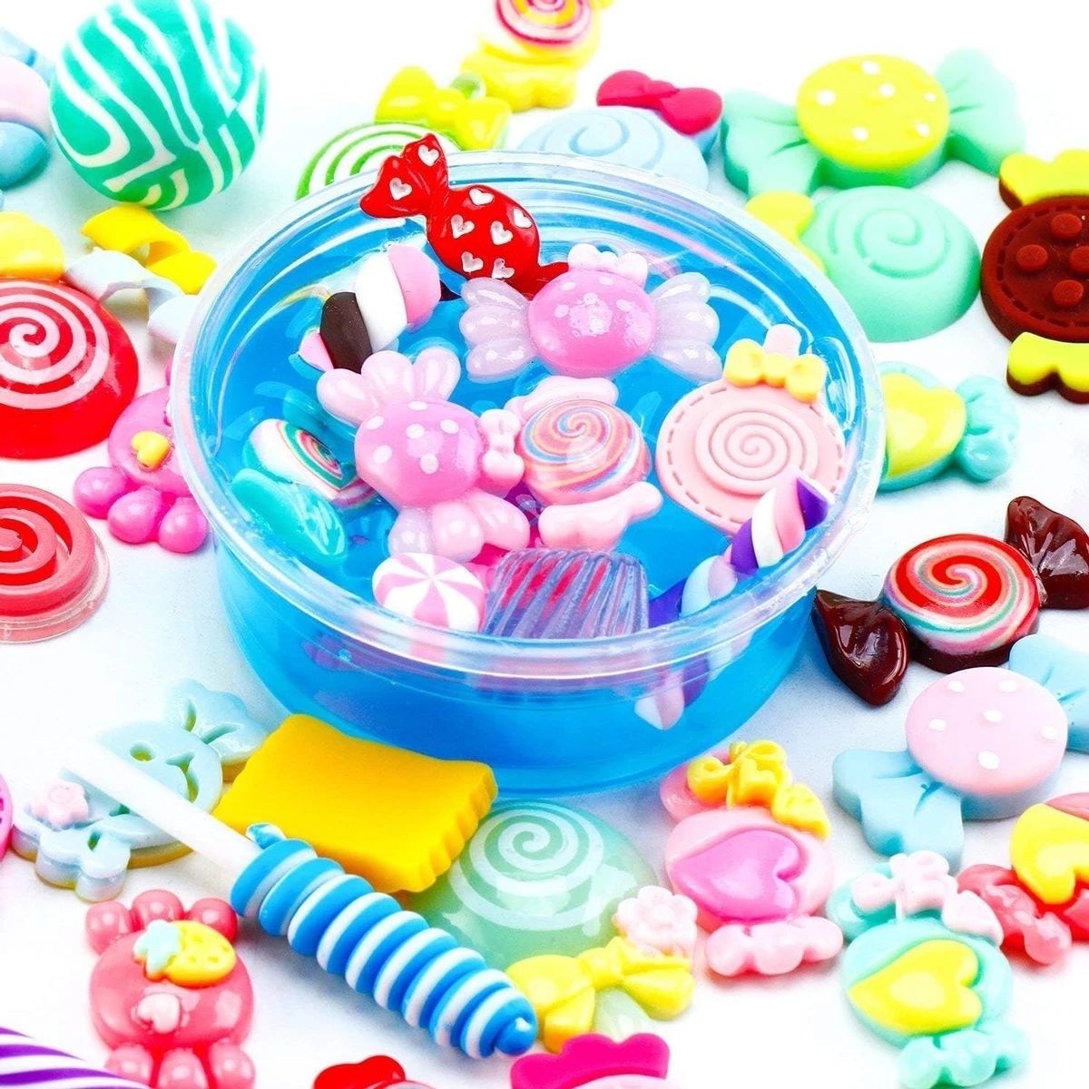 30 buah Set lucu jimat lendir  - Resin Jewelry Kit ulasan dan harga