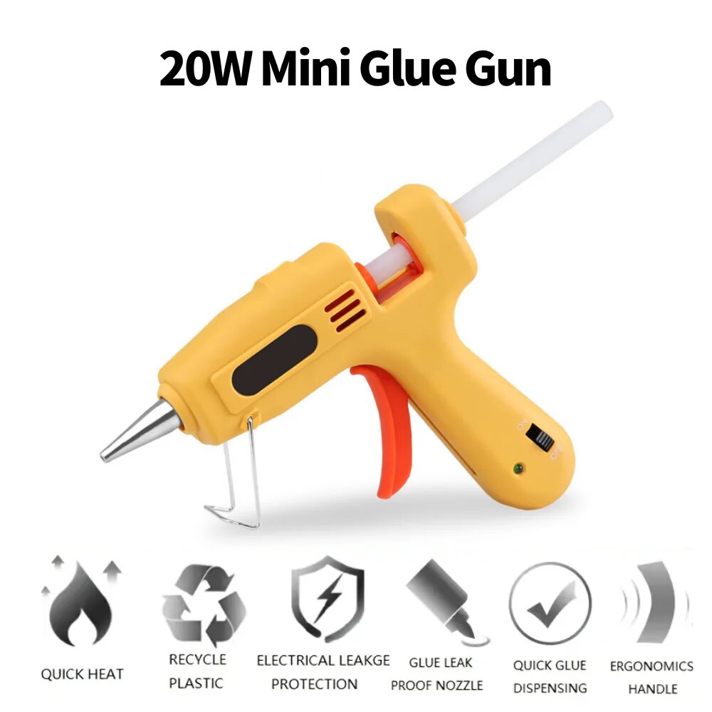 Kit Pistol Lem Panas 20W Mini  - Heat Gun Small ulasan dan harga