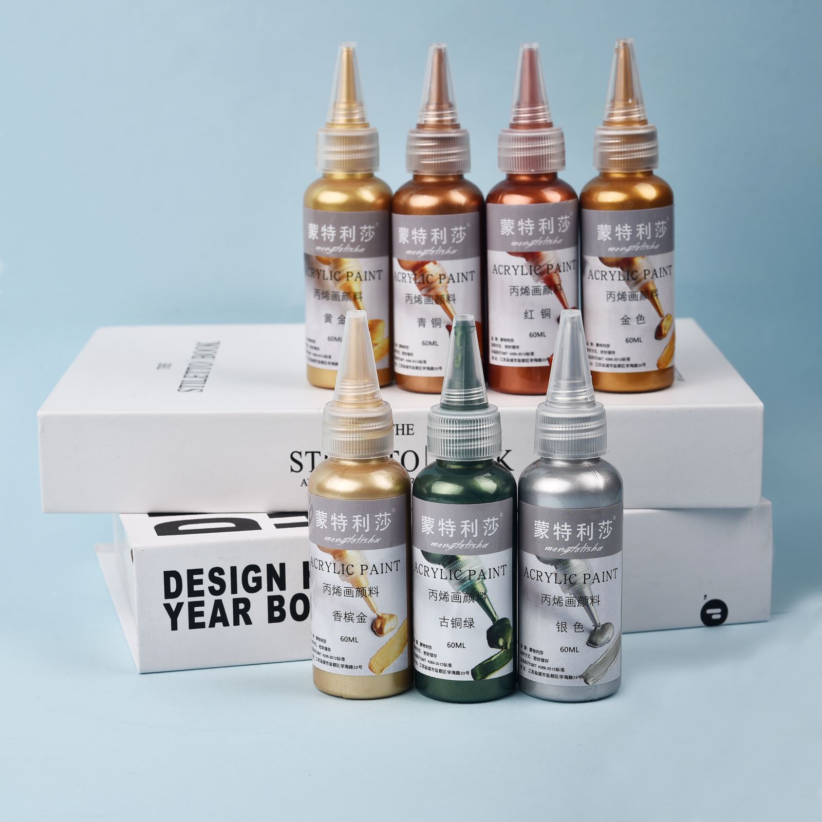 7 warna 60ml/botol pigmen seni - Resin Pigment Set ulasan dan harga