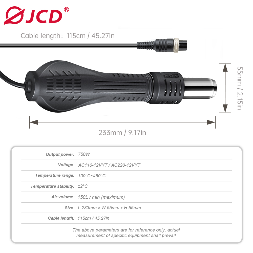 JCD Pistol Udara Panas Stasiun - Heat Gun Small ulasan dan harga