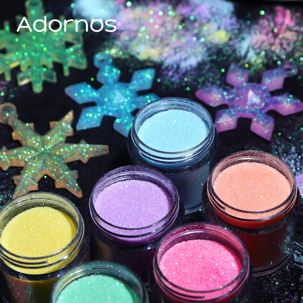 Bubuk gula Glitter warna-warni - Resin Pigment Set ulasan dan harga