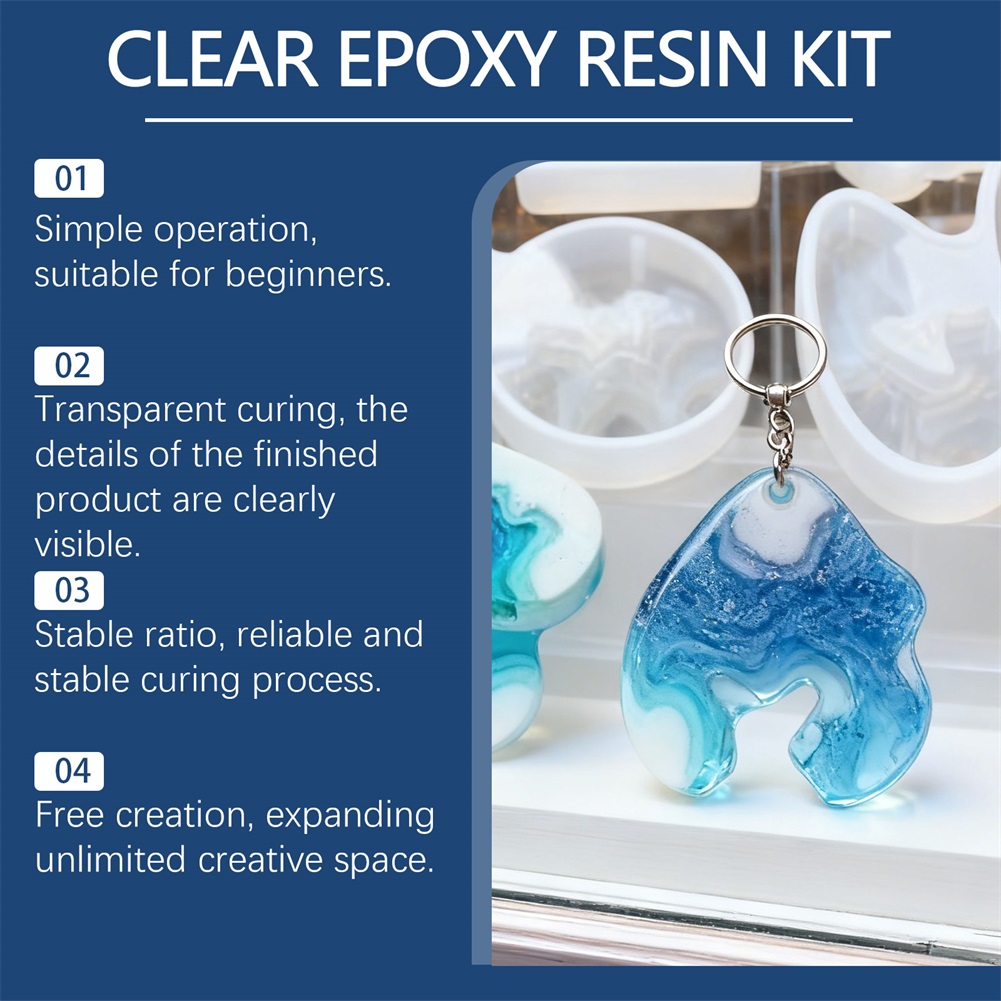 Resin Epoksi Kristal Bening DI - Resin Jewelry Kit ulasan dan harga
