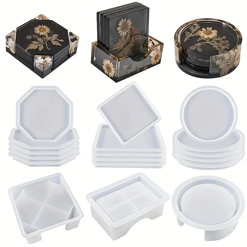 Set cetakan Resin Coaster term - Serving Tray Mold ulasan dan harga