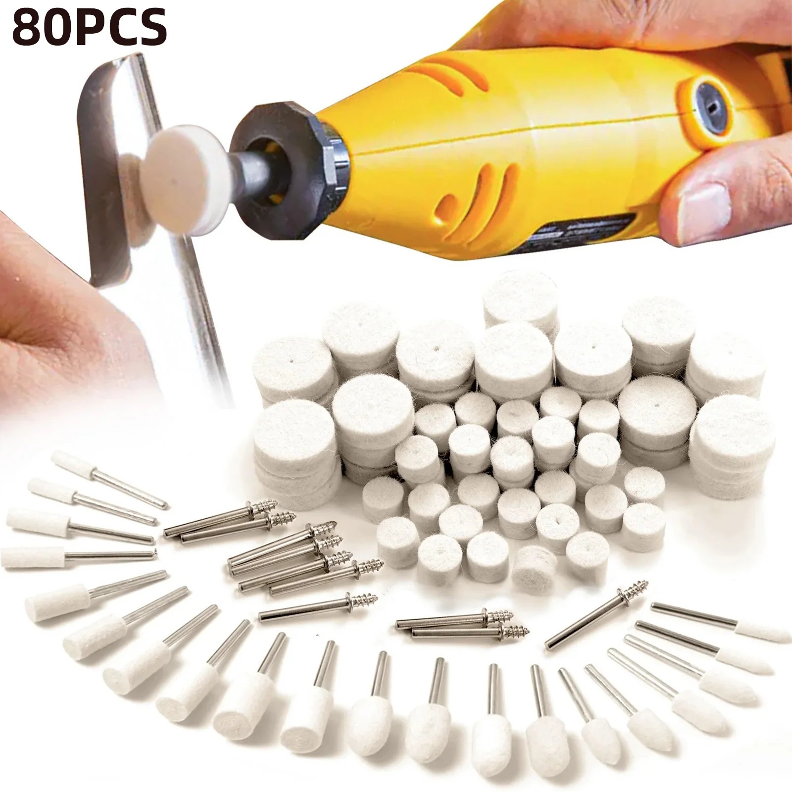 80 Buah Kit Roda Pemoles Wol F - Resin Jewelry Kit ulasan dan harga