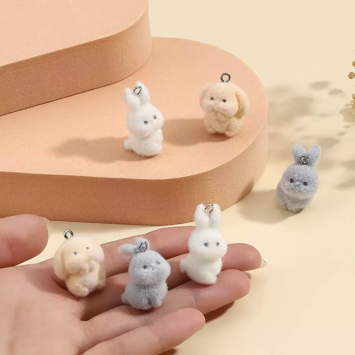 10 pcs Gantungan Resin Kelinci - Resin Craft Projects ulasan dan harga