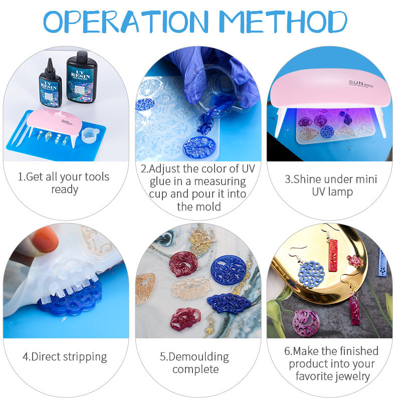 100g/250g bening Resin UV tipe - Resin Jewelry Kit ulasan dan harga