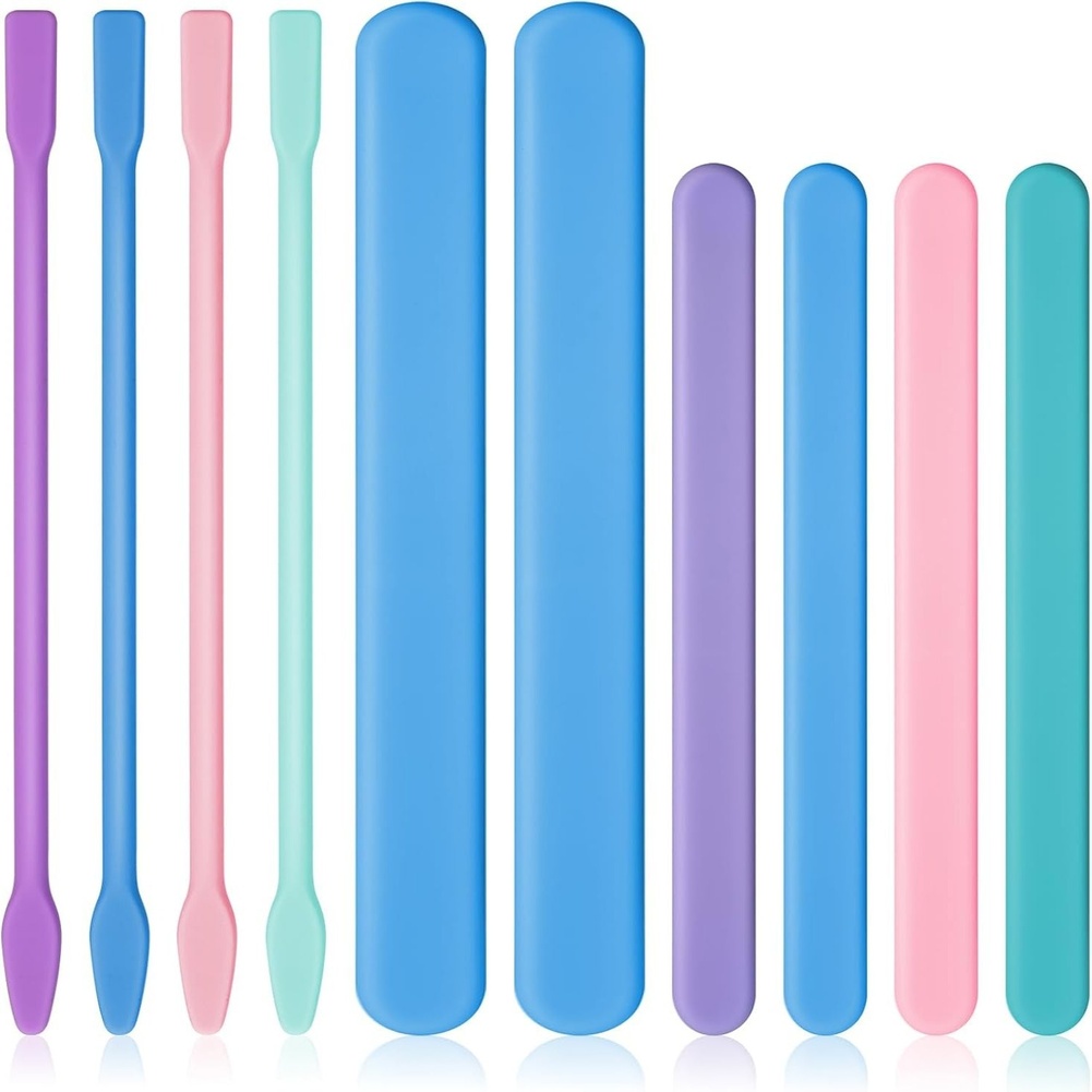 10 Buah Set Pengaduk Silikon u - Resin Craft Workshop ulasan dan harga
